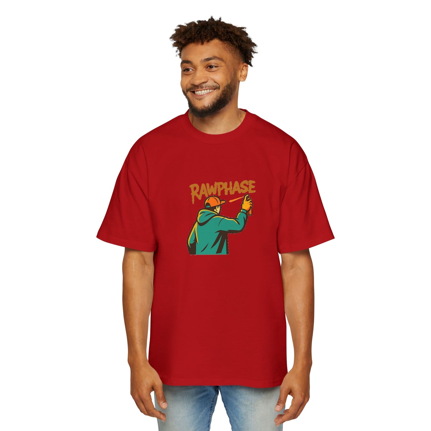 RawPhase Oversized Tee - Streetwear Fashion, Urban Casual, Graphic T-Shirt, Hip Hop Style, Gift for Trendsetters