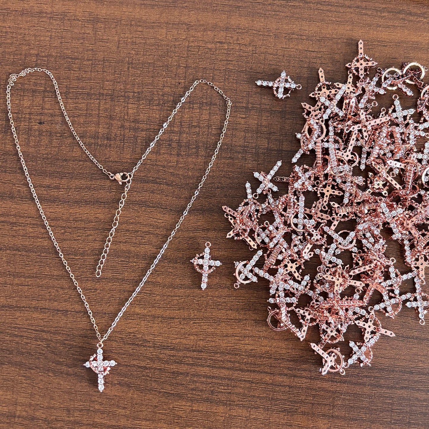 RAWPHASE | HOLY DRIP – Cross Pendant Necklace