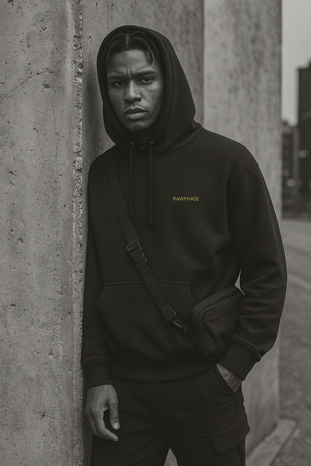 RAWPHASE Signature Hoodie – Black