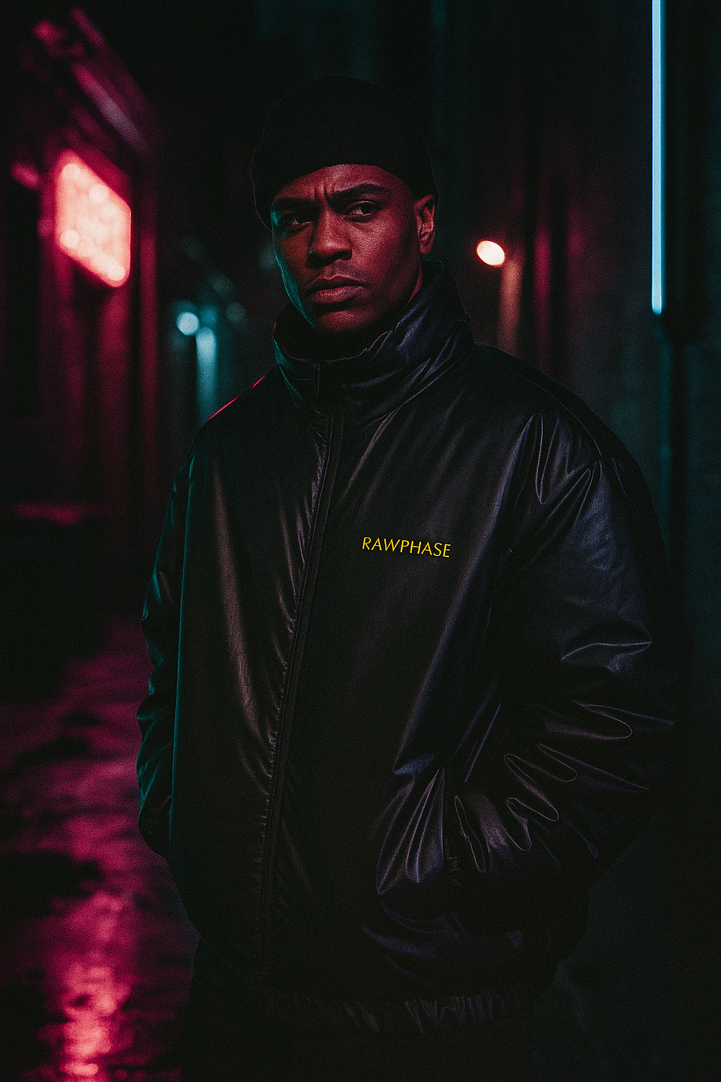 RAWPHASE Limited Drop Puffer – Black