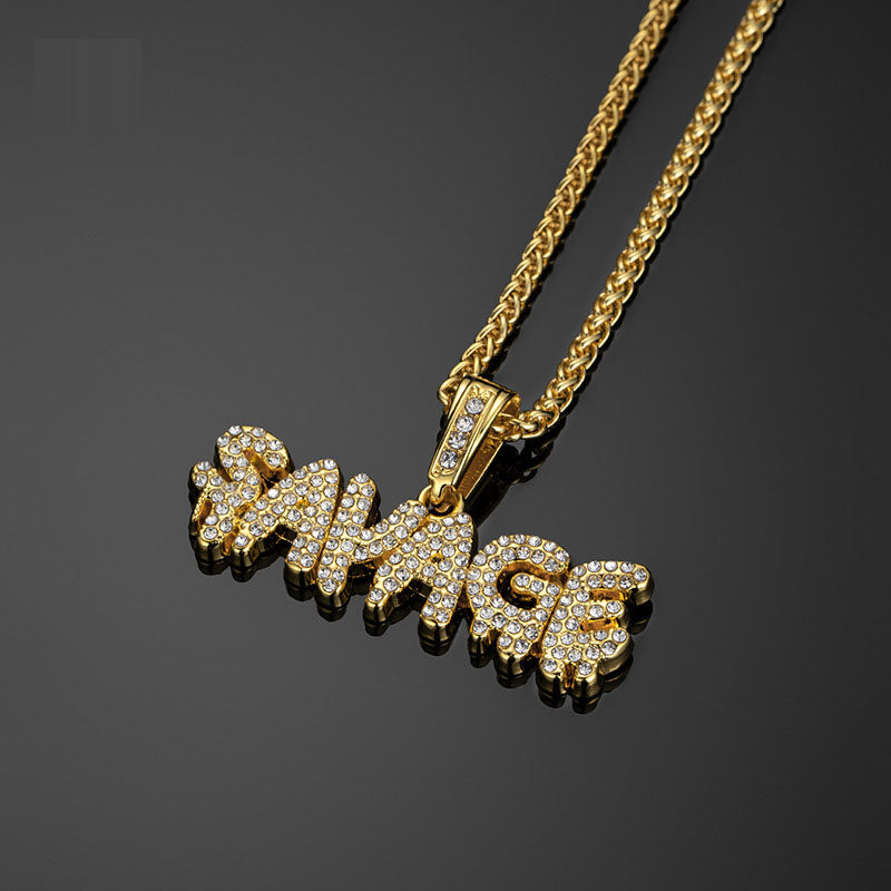 RAWPHASE | SAVAGE BOLD – Hip-Hop Pendant Necklace