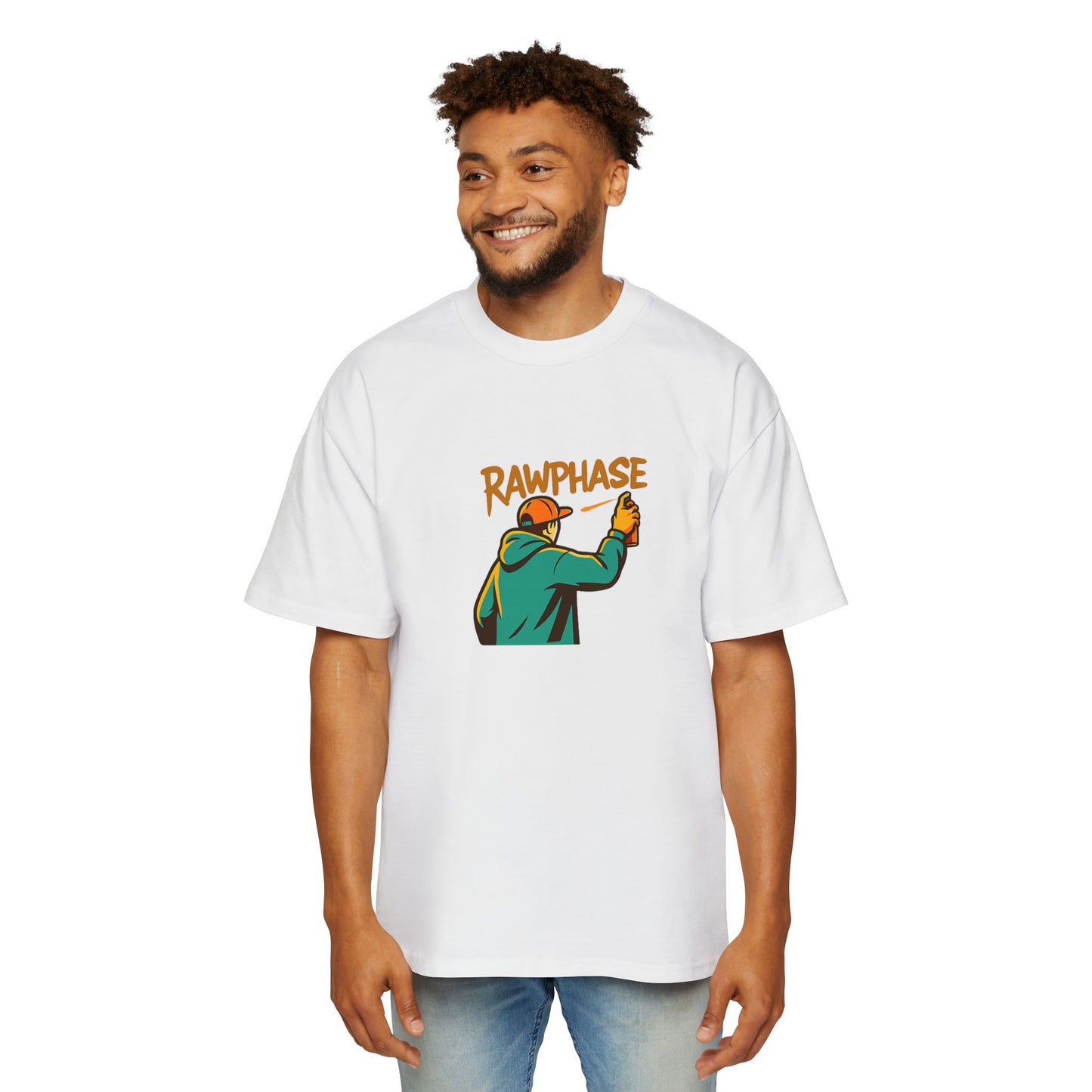 RawPhase Oversized Tee - Streetwear Fashion, Urban Casual, Graphic T-Shirt, Hip Hop Style, Gift for Trendsetters