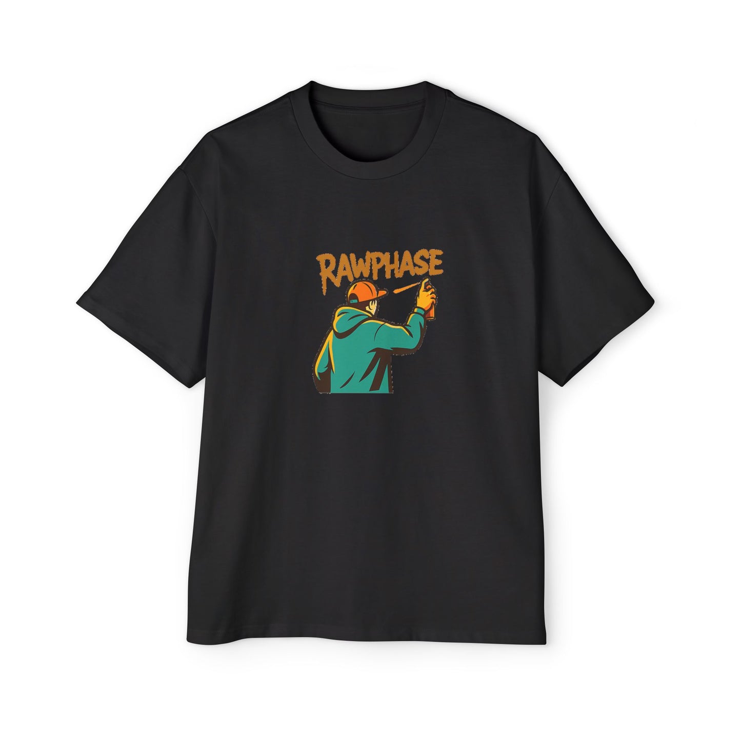 RawPhase Oversized Tee - Streetwear Fashion, Urban Casual, Graphic T-Shirt, Hip Hop Style, Gift for Trendsetters