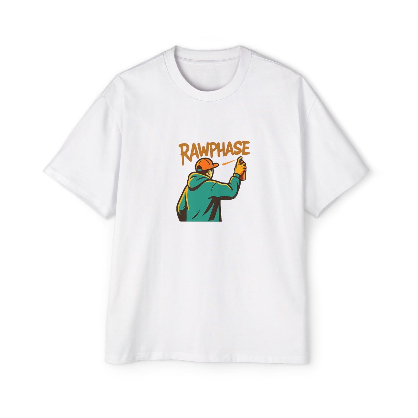 RawPhase Oversized Tee - Streetwear Fashion, Urban Casual, Graphic T-Shirt, Hip Hop Style, Gift for Trendsetters