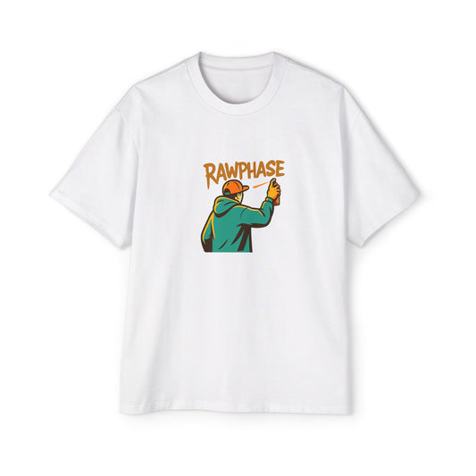 RawPhase Oversized Tee - Streetwear Fashion, Urban Casual, Graphic T-Shirt, Hip Hop Style, Gift for Trendsetters