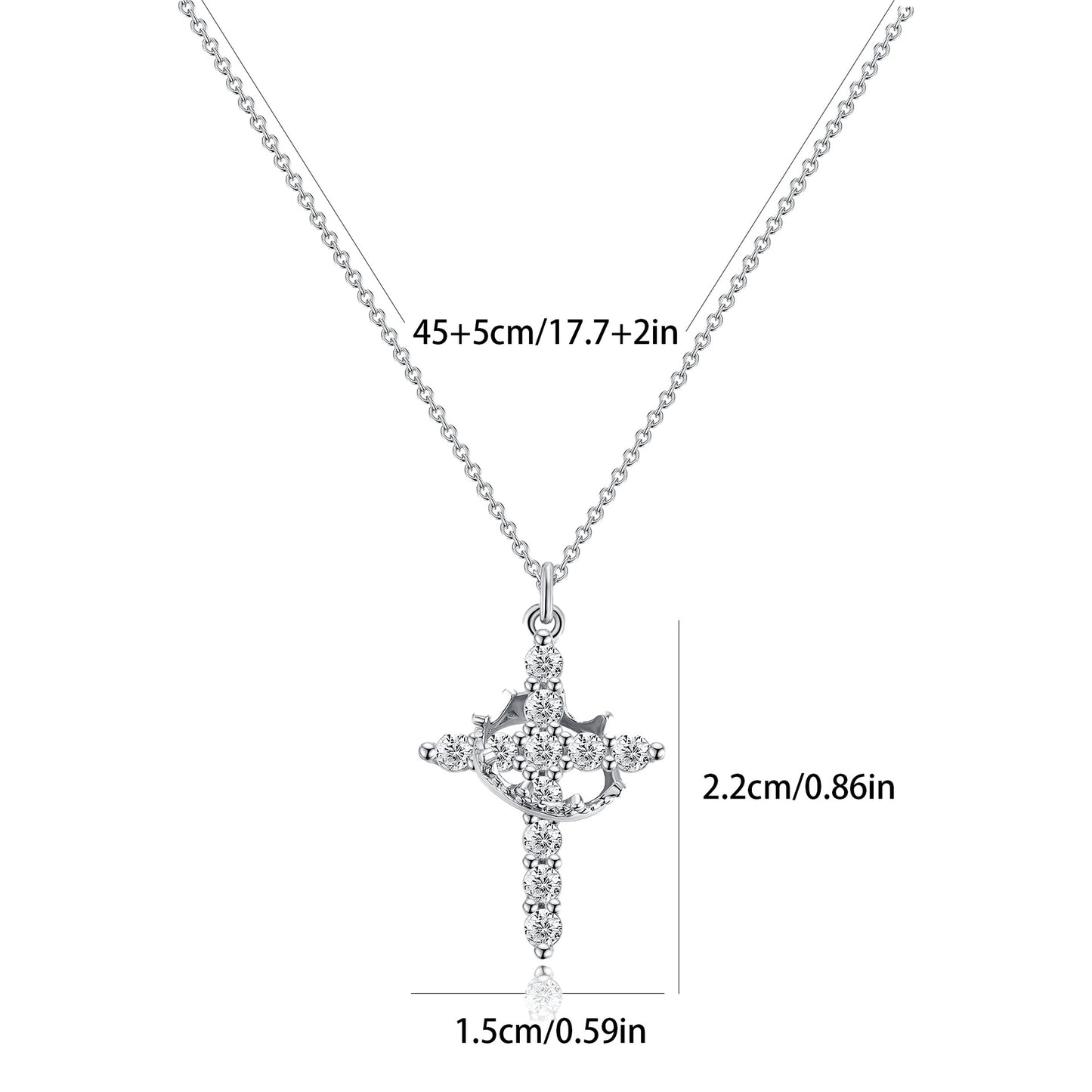 RAWPHASE | HOLY DRIP – Cross Pendant Necklace